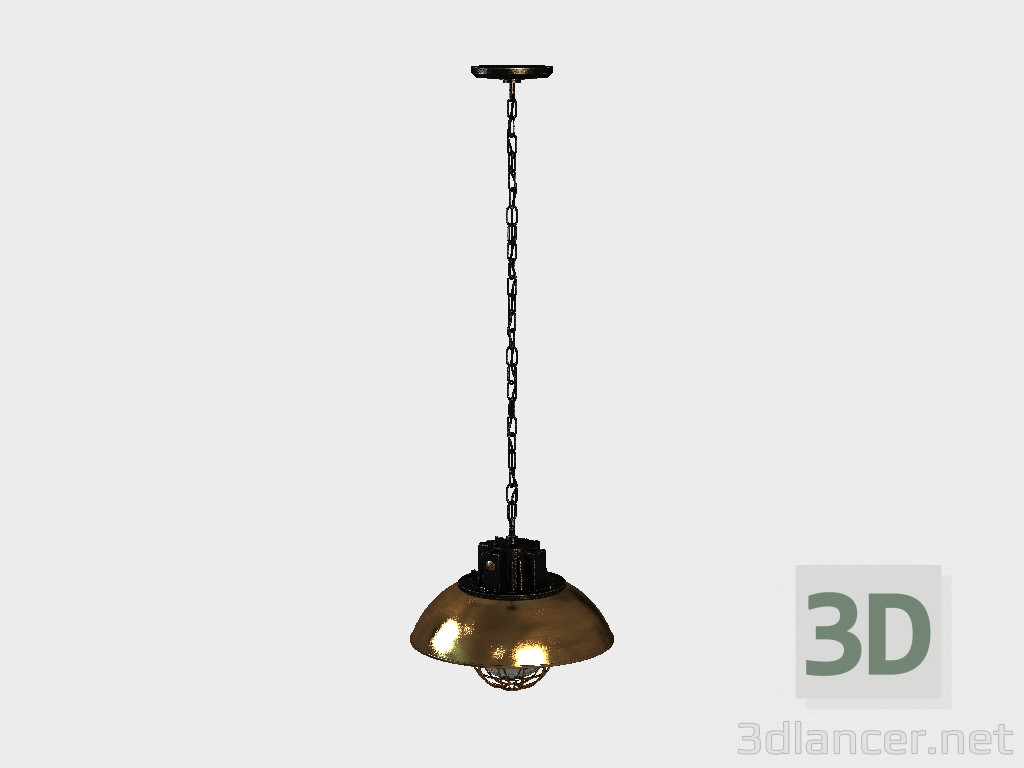 modello 3D ASTOR soffitto lampadario (CH099-1-BRS) - anteprima
