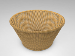 3D  Wicker Basket