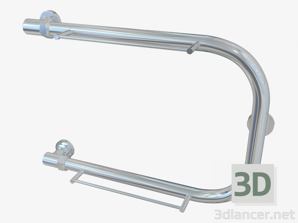 3D Modell P-förmiger Heizkörper (320x450 +2 Fachböden) - Vorschau