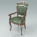 3D Modell Stuhl mit Armlehnen Villa Venezia (art. 11511) - Vorschau