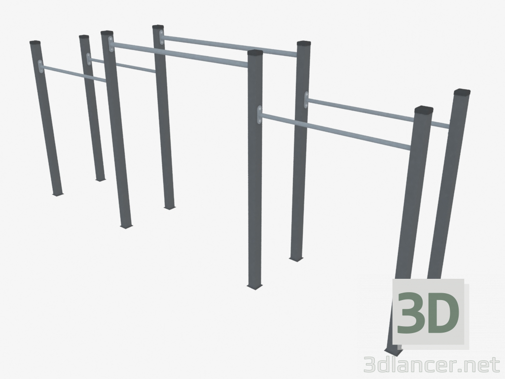 modèle 3D Complexe sportif (WL0035) - preview