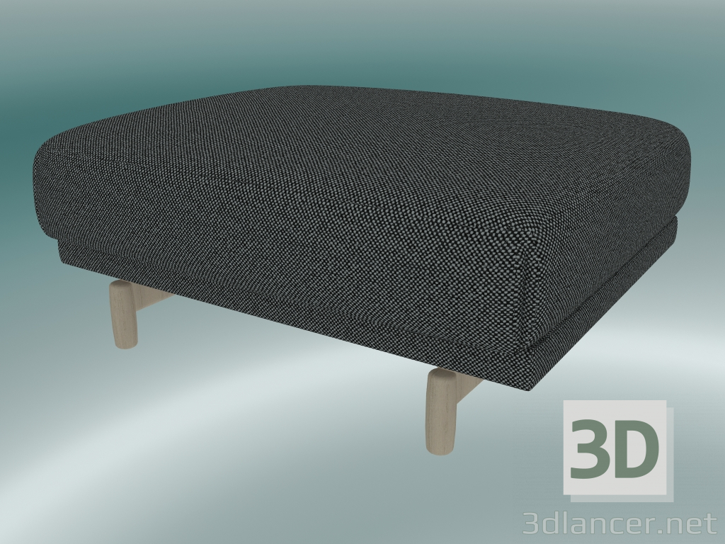 modèle 3D Poof Rest (Hallingdal 166) - preview