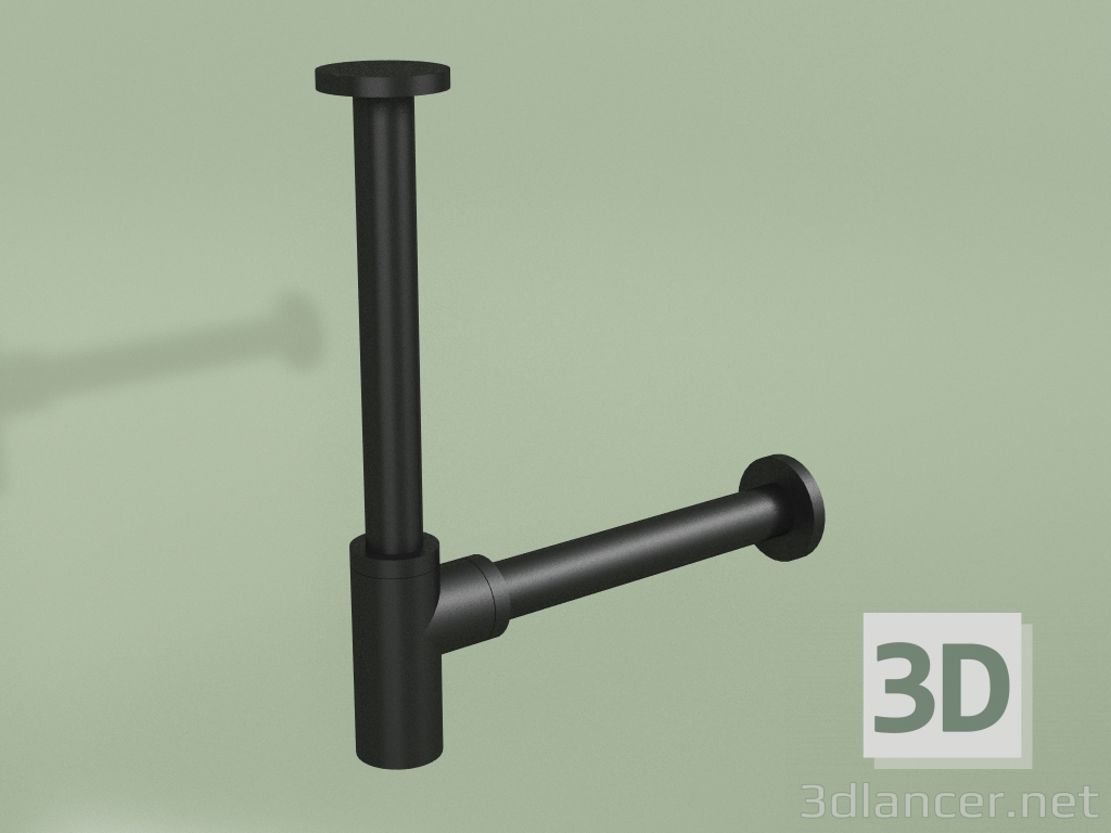 modèle 3D Siphon de lavabo en acier inoxydable (SI006, NO) - preview