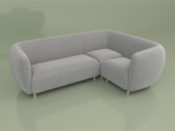 Modular corner sofa Kyoto (K5 + K7 + K4)