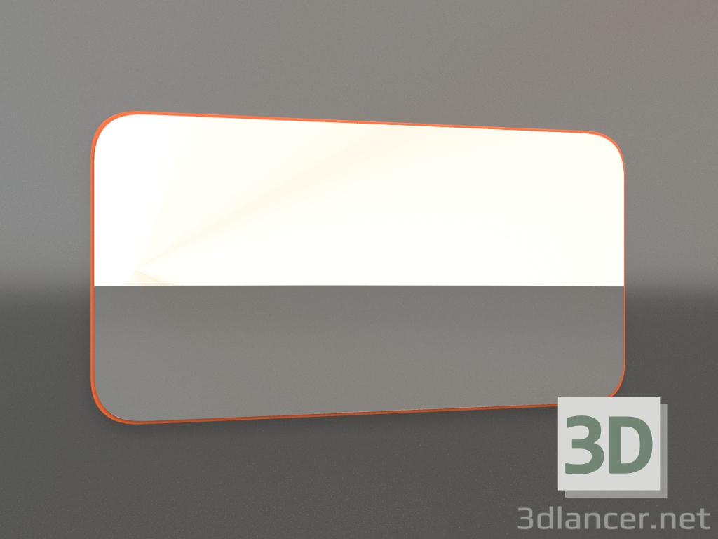 Modelo 3d Espelho ZL 27 (850x450, laranja brilhante luminoso) - preview