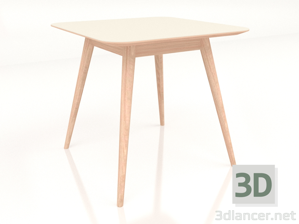 3d model Dining table Stafa 80X80 (Mushroom) - preview