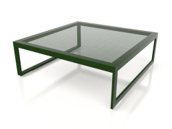 Table basse 90 (Vert bouteille)