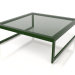3d model Coffee table 90 (Bottle green) - preview