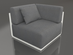 Módulo de sofá seção 6 (cinza ágata)