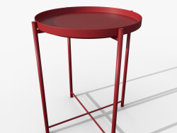 Mesa Gladom vermelha IKEA