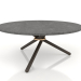 3d model Bertha coffee table (Dark Concrete, Dark Oak) - preview