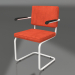 3d model Ridge Rib Armchair (Orange) - preview