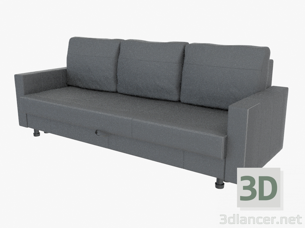 modèle 3D Canapé en cuir triple Friheten - preview