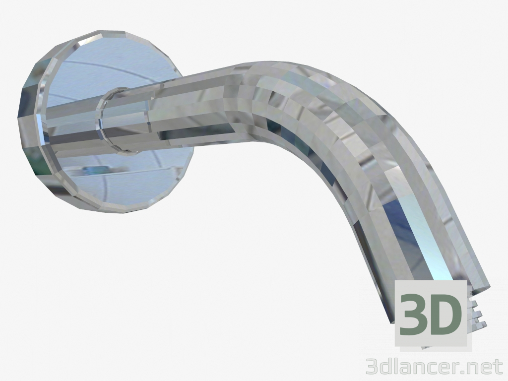 modello 3D Gru a muro 160 mm Cascada (NAC 044K) - anteprima