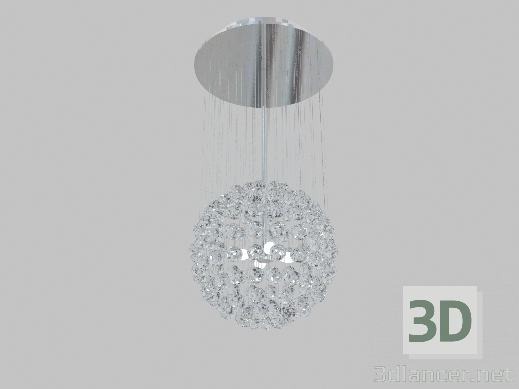 3d model Araña de cristal Vili (2494 7C) - vista previa