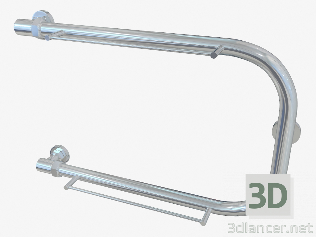 3D Modell P-förmiger Heizkörper (320x500 +2 Fachböden) - Vorschau