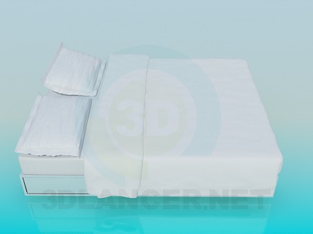 modelo 3D Cajonera y cama - escuchar modelo 3D Cajonera y cama - escuchar