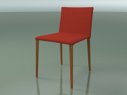 Cadeira 1707 (H 77-78 cm, com estofamento em tecido, efeito L23 em teca)