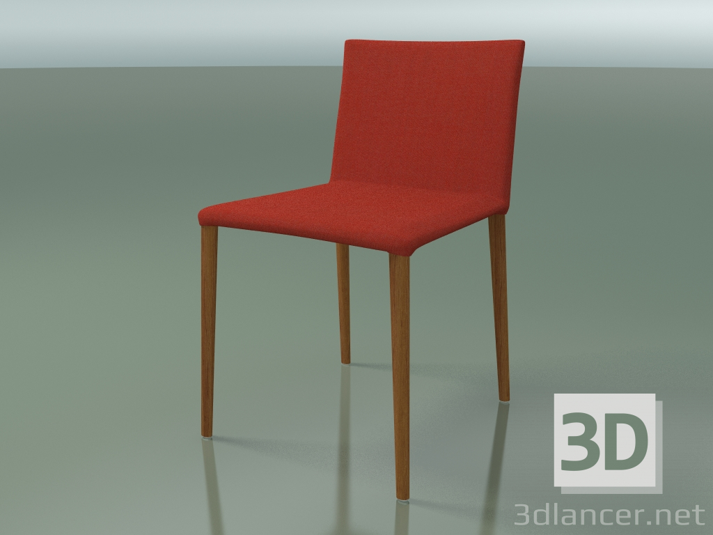 modèle 3D Chaise 1707 (H 77-78 cm, avec revêtement en tissu, effet teck L23) - preview