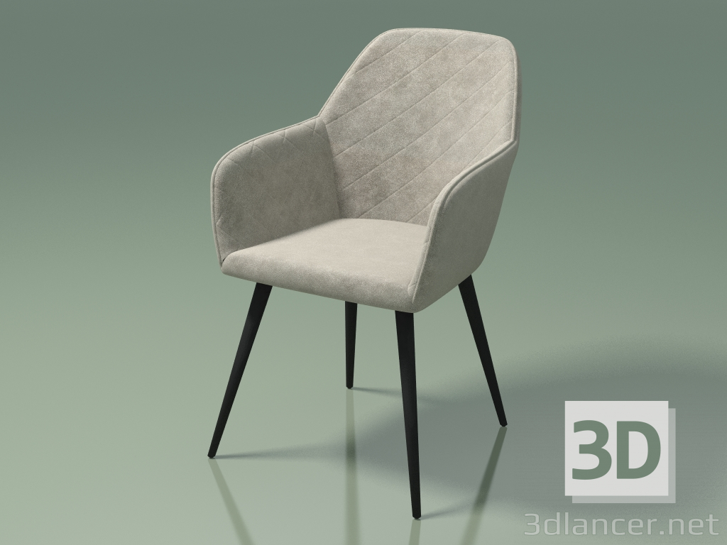 3D Modell Sessel Antiba (111833, pudergrau) - Vorschau