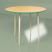 3d model Kitchen table Sputnik 90 cm veneer (turquoise) - preview