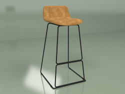 Neo upholstered bar stool (orange)