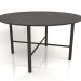 Modelo 3d Mesa de jantar DT 02 (opção 2) (D=1400x750, madeira castanho escuro) - preview