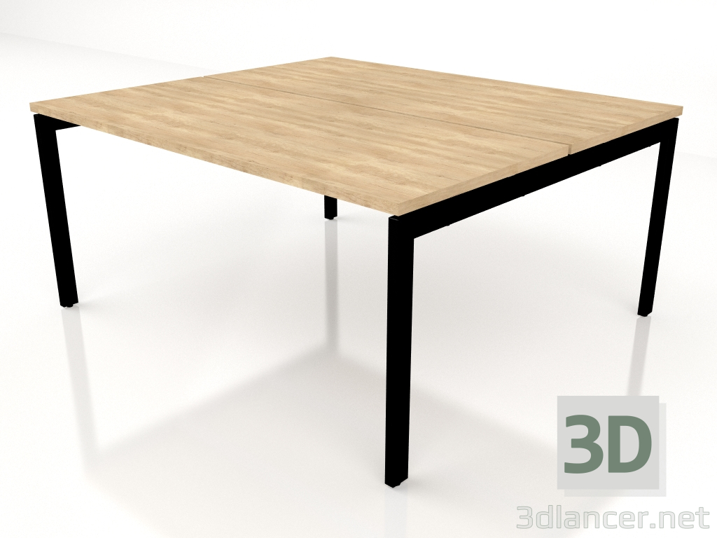 3d model Work table Ogi U Bench Slide BOU46 (1600x1410) - preview