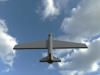 low poly plane