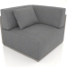 Modelo 3d Módulo de sofá seção 6 (cinza quartzo) - preview
