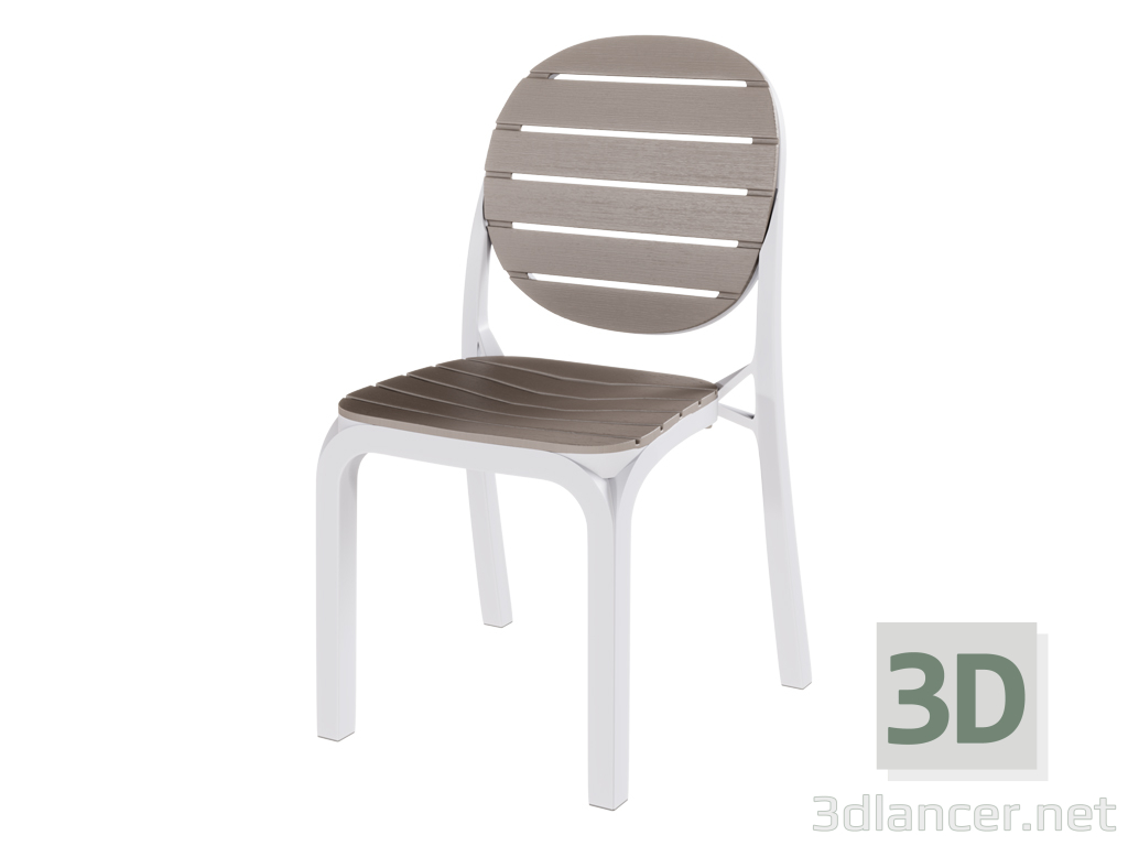 3d Пластиковий стілець Erica від торгової марки Nardi. модель купити - зображення