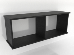 Étagère suspendue SHELF (ouverte) 1000 mm (noir RAL 9005)