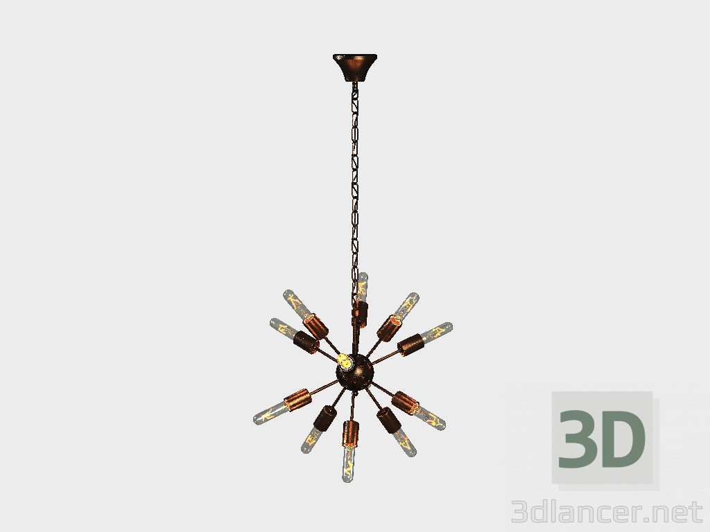 3d model Araña de átomo araña (CH026-12) - vista previa