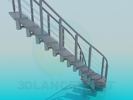 3d модель Лестница – превью 3d модель Лестница – превью