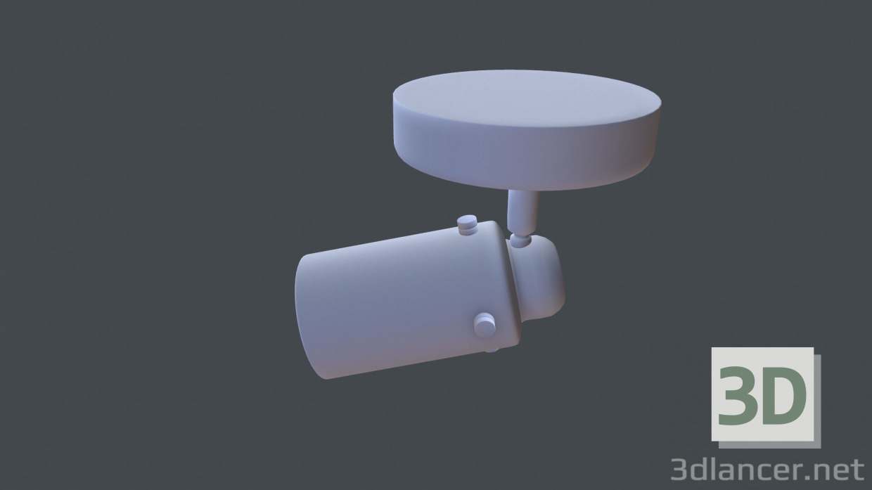 3D Modell Deckenleuchte - Vorschau