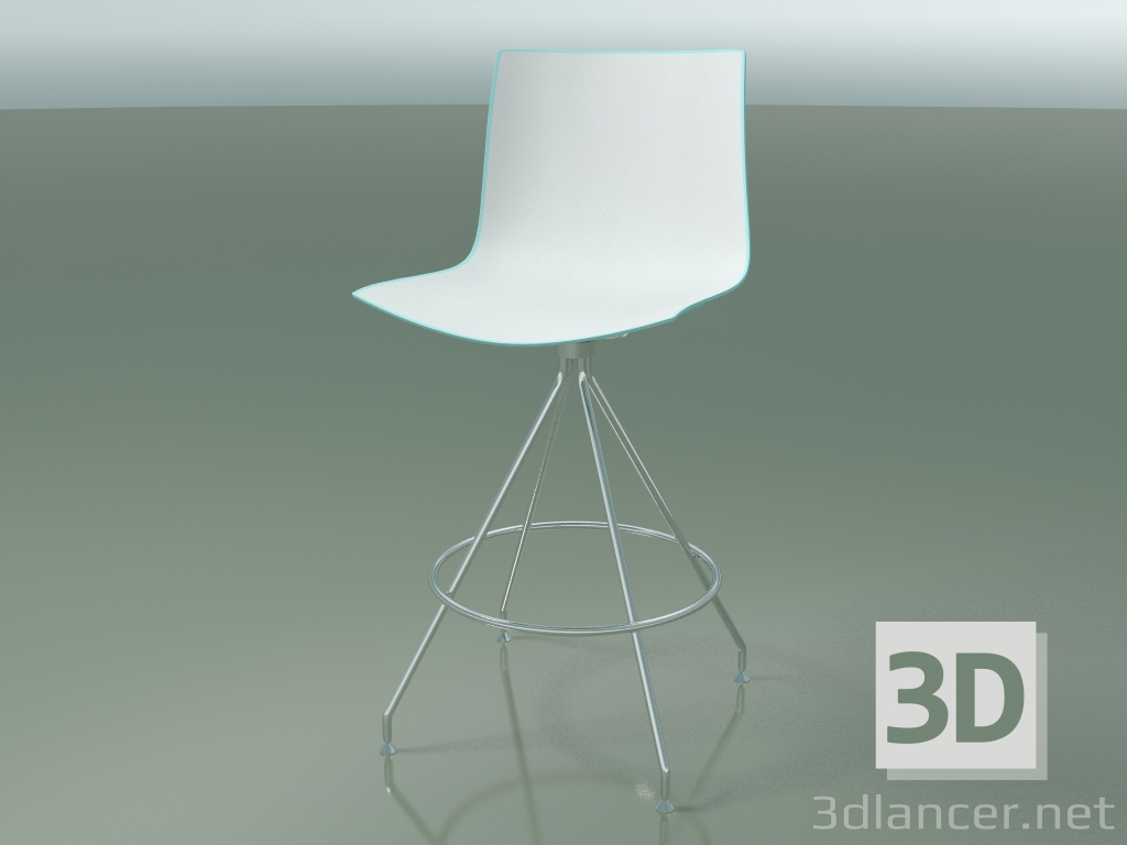 modèle 3D Tabouret de bar 0488 (polypropylène bicolore) - preview