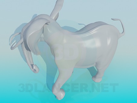modelo 3D Elefante - escuchar modelo 3D Elefante - escuchar