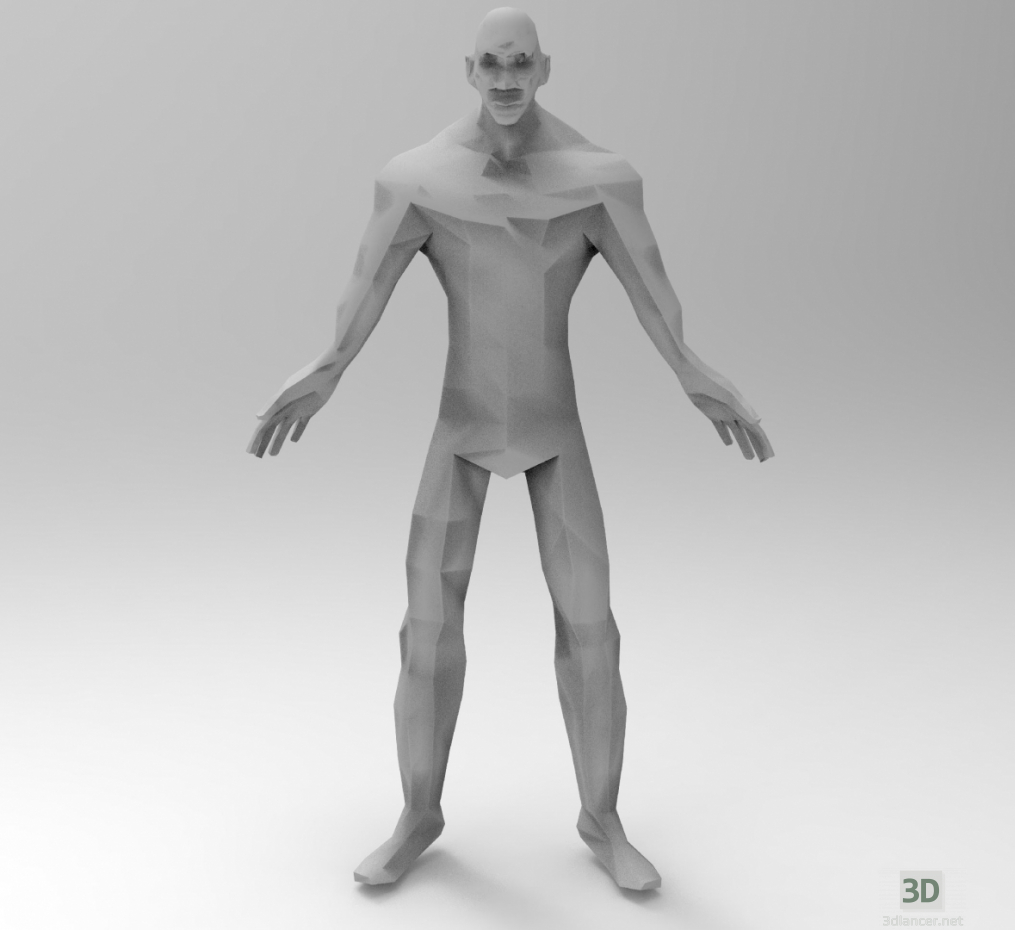 3d model Humano - vista previa