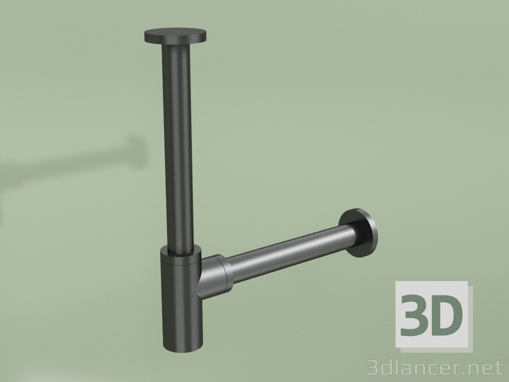 3d model Stainless steel washbasin siphon (SI006, ON) - preview