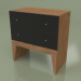 3d model Bedside table STILL NEW 2 (ral 9004 freza shevron oreh) - preview