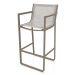 3d model Stool with a high back and armrests (Bronze) - preview