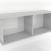 Modelo 3d Prateleira suspensa SHELF (aberta) 1000 mm (branco RAL 9010) - preview