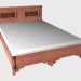 3d модель Ліжко 2-місне 140х220 – превью