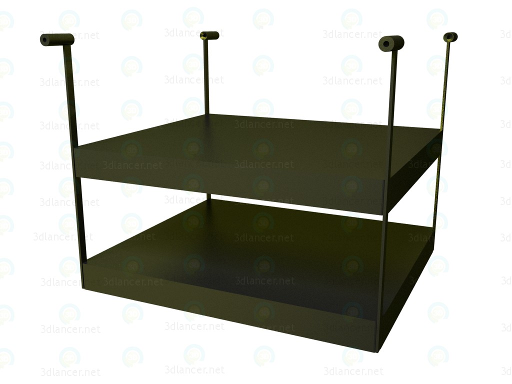 3D Modell Regal für Tisch P1S0506AS - Vorschau