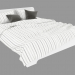 3d model Double-bed Ascension (208x167) - preview