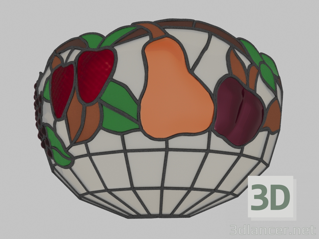 modèle 3D Support mural Jardin (2525 1W) - preview