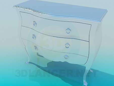 modelo 3D Cajonera - escuchar modelo 3D Cajonera - escuchar