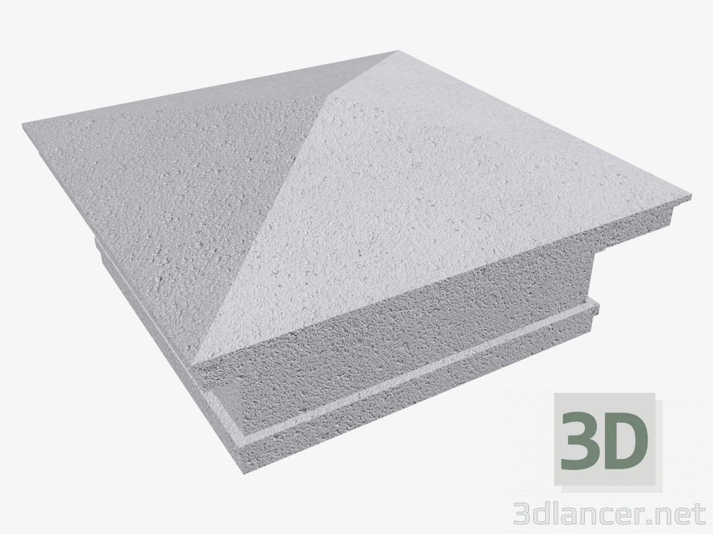 modèle 3D Couvrir sur le pilier (LK62SB) - preview