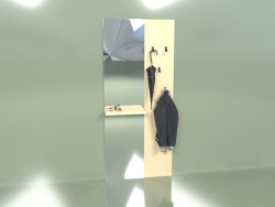 Kleiderbügel mit Spiegel und Ablage (10412)