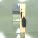 modèle 3D Cintre avec miroir et étagère (10412) - preview